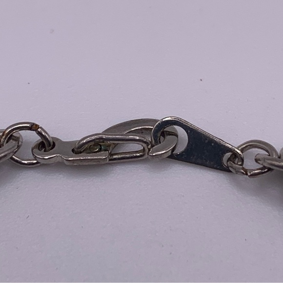 ♥️ Sale 3for$15! Silver tone twisted chain bracelet 6.75” - Picture 2 of 4